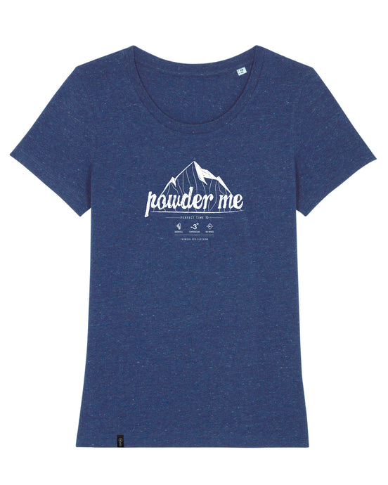 POWDER ME | Limited-Edition | Damen-Shirt organic