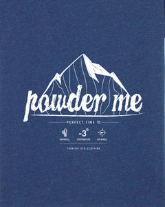 POWDER ME | Limited-Edition | Männer-Shirt organic