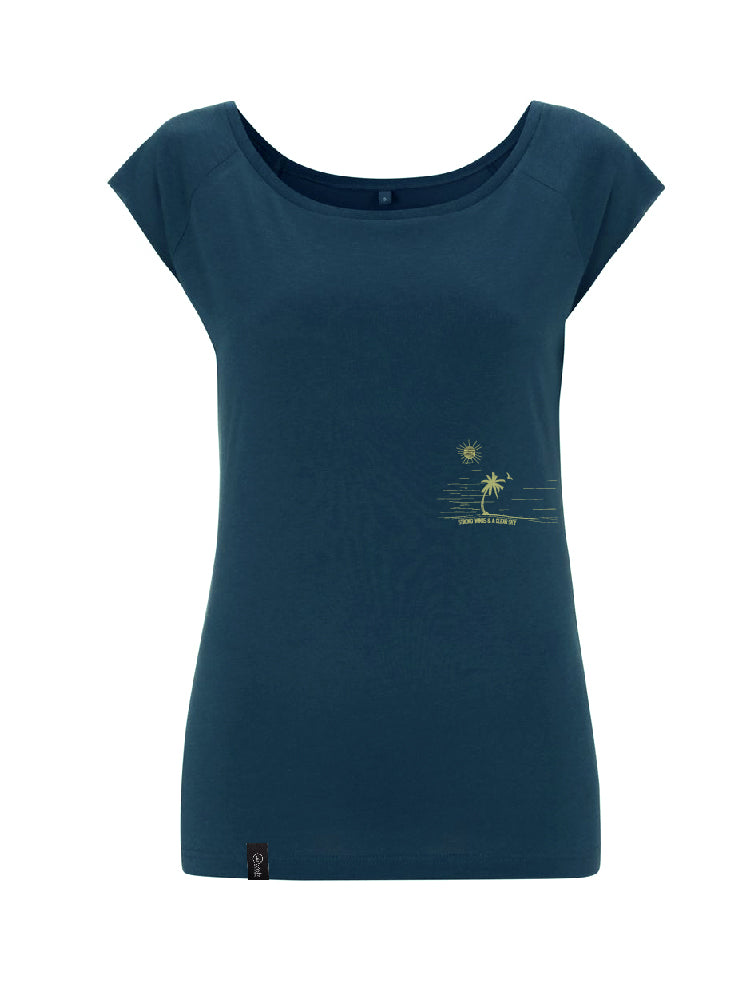 TIME TO FLY | Damen-Shirt organic bamboo  taiwishi-eco-clothing